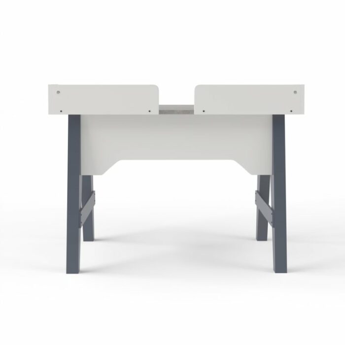 Alphason Truro Grey Marble Effect Writing Desk-18580
