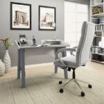 Alphason Truro Grey Marble Effect Writing Desk-18581