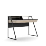Alphason Salcombe Home Office Desk in Oak & Black-0