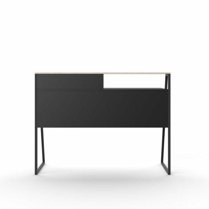 Alphason Salcombe Home Office Desk in Oak & Black-18592