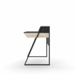 Alphason Salcombe Home Office Desk in Oak & Black-18589