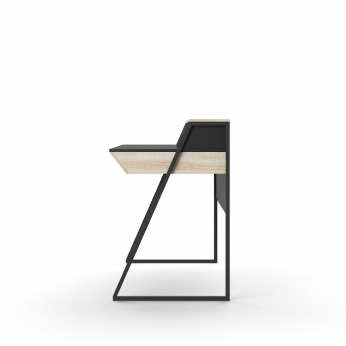 Alphason Salcombe Home Office Desk in Oak & Black-18589