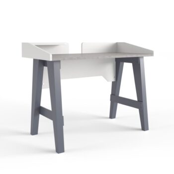 Alphason Truro Grey Marble Effect Writing Desk-0