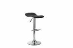 Alphason Ohio Black Faux Leather & Chrome Bar Stool Swivel Base-18626