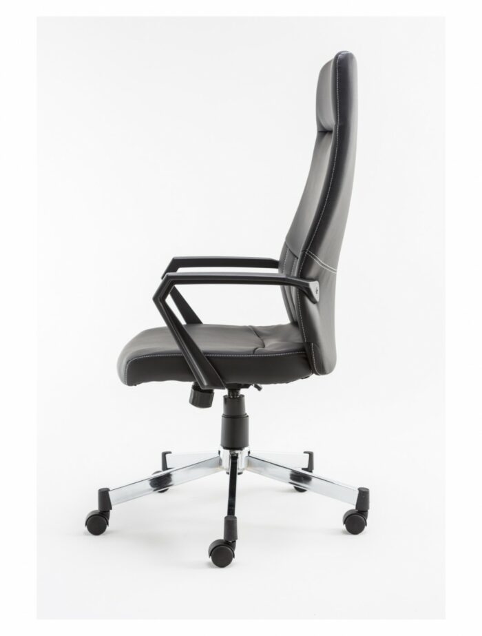 Alphason Brooklyn High Back Executive Chair in Black Faux Leather-18619