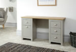 GFW Lancaster Study Desk with Storage in Light Grey-18822