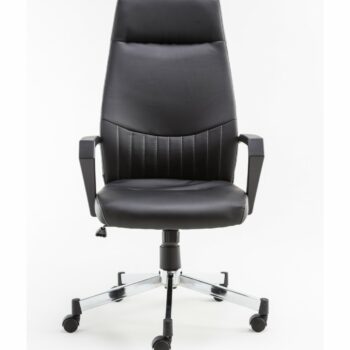 Alphason Brooklyn High Back Executive Chair in Black Faux Leather-0