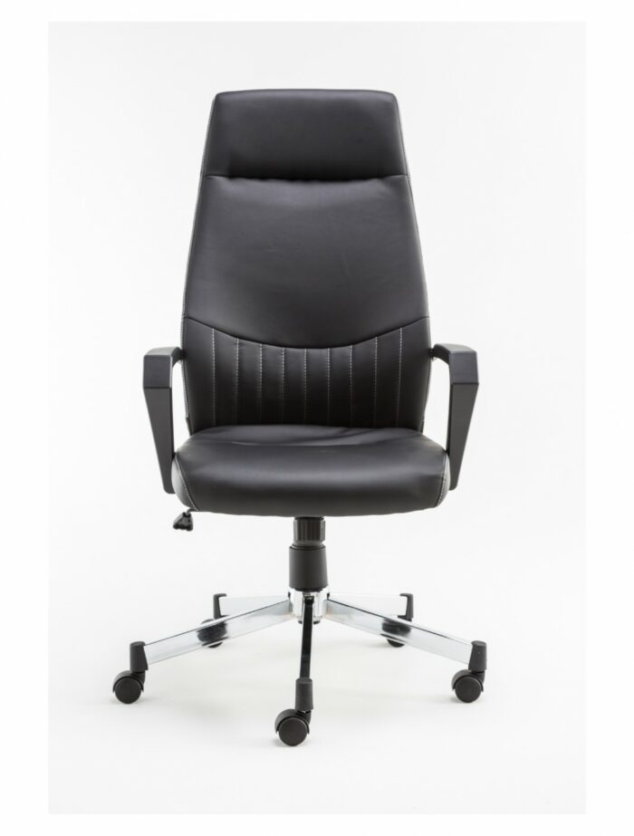 Alphason Brooklyn High Back Executive Chair in Black Faux Leather-0