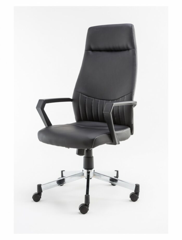 Alphason Brooklyn High Back Executive Chair in Black Faux Leather-18622