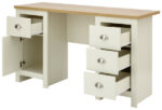 GFW Lancaster Study Desk with Storage in ivory Cream-18831