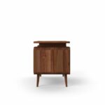 Alphason Somerset Classic Style Java Wood Desk with Storage-20066