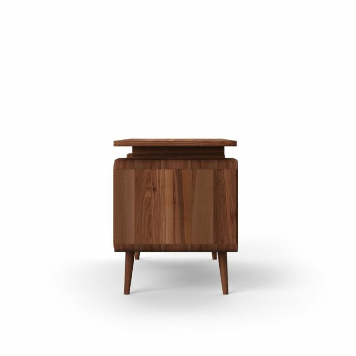 Alphason Somerset Classic Style Java Wood Desk with Storage-20066