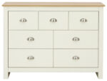 GFW Lancaster 7 Drawer Merchants Chest Ivory Cream-0