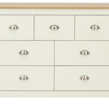 GFW Lancaster 7 Drawer Merchants Chest Ivory Cream-0