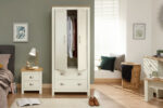 GFW Lancaster 2 Door 2 Drawer Wardrobe Ivory Cream-18787