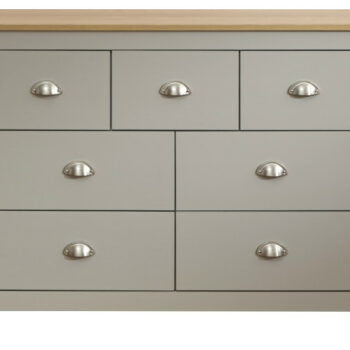 GFW Lancaster 7 Drawer Merchants Chest Light Grey-0