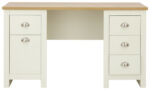 GFW Lancaster Study Desk with Storage in ivory Cream-0