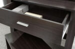 GFW Hobson Sliding Mirror Storage Dressing Table & Stool - Espresso-18630