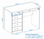 Alphason Marymount student desk-18953