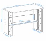 Alphason Rhodes office desk-18926