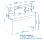 Alphason Albion Work centre desk-18958
