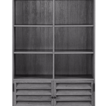 Dorel Vaughn Bookcase in Grey Oak-0