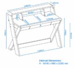 Alphason Aspen writing desk-18968