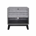 Dorel Vaughn Accent Lamp Table in Grey Oak-18898