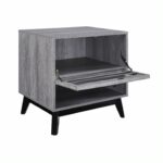 Dorel Vaughn Accent Lamp Table in Grey Oak-18902