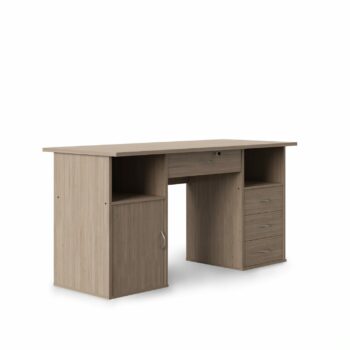 Alphason Dallas Traditional Pedestal Style Storage Desk In Oak or beech-0