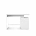 Alphason Bridport White Gloss Storage Desk-18919