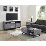 Dorel Vaughn Coffee Table in Grey Oak-18887