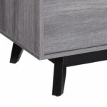 Dorel Vaughn Accent Lamp Table in Grey Oak-18899