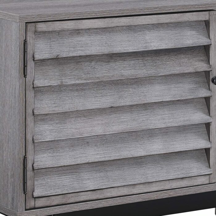 Dorel Vaughn Accent Lamp Table in Grey Oak-18905