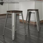 Dorel Fusion Counter stool in Gun metal, silver or Bronze Pack of 2-22453
