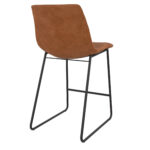 Dorel Bowden Upholstered Molded Counter Stool - Caramel Maple-18995