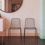 Dorel Caden Wire Dining Chair - Black (set of 2)-18999