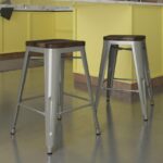Dorel Fusion Counter stool in Gun metal, silver or Bronze Pack of 2-22452