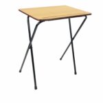 Zlite 25 x Folding Exam Desks & Trolley Deals, Beech or Grey-20113