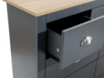 GFW Lancaster 7 Drawer Merchants Chest Slate Blue-20093