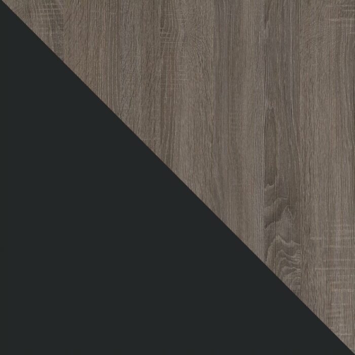 Dorel Carver Bar cabinet in black/weathered oak or grey/weathered oak-19187