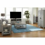 Dorel Carver End table in black/weathered oak or grey/weathered oak-19203