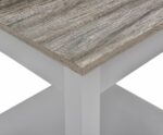Dorel Carver End table in black/weathered oak or grey/weathered oak-19199