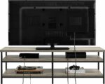 Dorel Elmwood tv stand in Distressed grey oak-19289