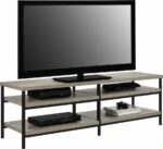 Dorel Elmwood tv stand in Distressed grey oak-19288