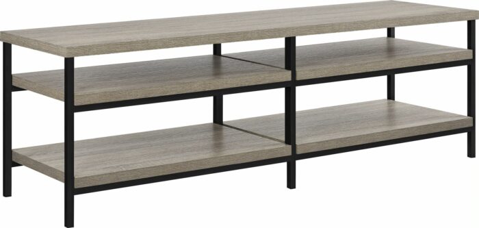Dorel Elmwood tv stand in Distressed grey oak-0