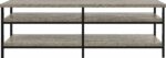 Dorel Elmwood tv stand in Distressed grey oak-19291