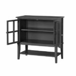 Dorel Franklin 2 door storage cabinet in White or grey or black-19434