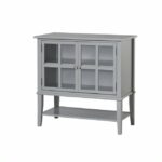 Dorel Franklin 2 door storage cabinet in White or grey or black-19443