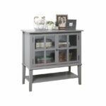 Dorel Franklin 2 door storage cabinet in White or grey or black-0